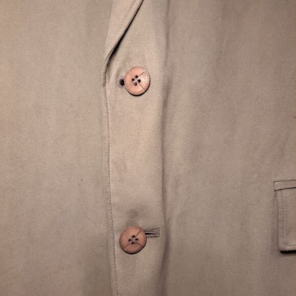 Circle S Western blazer jacket sport coat cowboy gray microfiber yoke size 42L - Picture 12 of 15